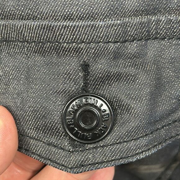 Men’s Black bull jeans vest sz 3X - Picture 4 of 6